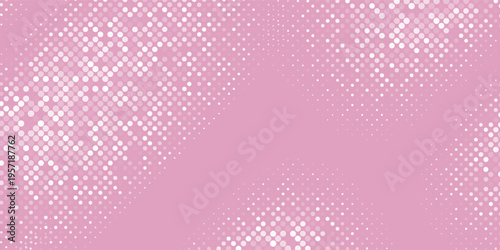 white polka dots pattern over hot pink useful as a background good effect