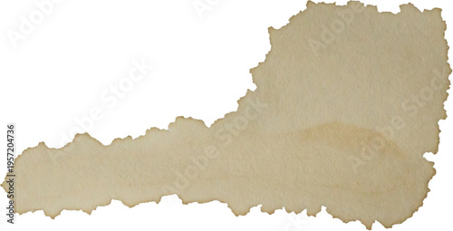 Coffee stains isolated on white background