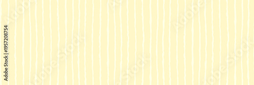 Baby watercolor stripe seamless pattern with soft yellow vertical lines on light pastel background, hand painted texture. Watercolor stripe baby pattern for fabric or tablecloth. Drag to swatches