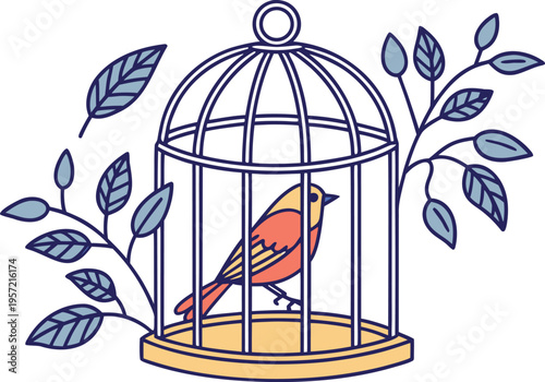 Vintage Bird Cage Decorative Set. Hanging Bird Cage Isolated Design. Classic Metal Bird Cage Collection. Ornamental Bird Cage Structure Set. Empty Bird Cage Minimal Style. Antique Bird Cage Decorative