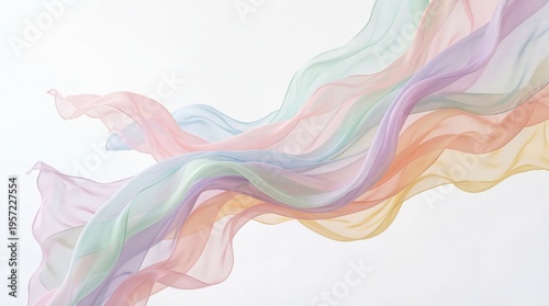 Elegant Abstract Swirling Smoke and Wave Patterns for Creative Design