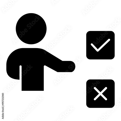 Survey icon vector. Poll Illustration sign. Questionnaire symbol. Feedback logo.