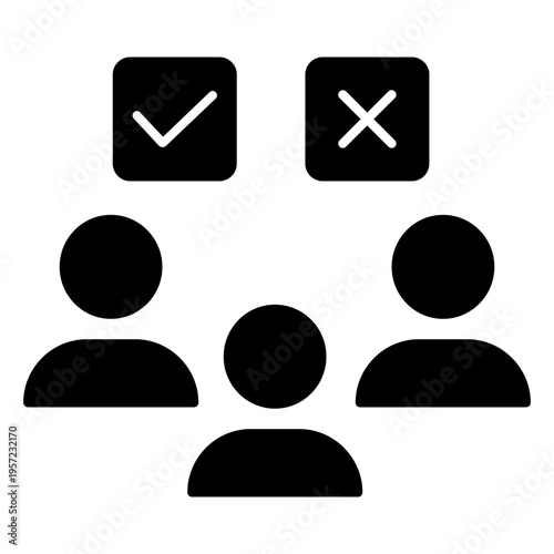 Survey icon vector. Poll Illustration sign. Questionnaire symbol. Feedback logo.
