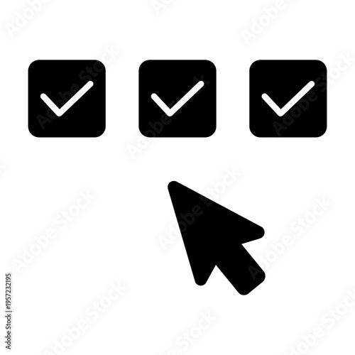 Survey icon vector. Poll Illustration sign. Questionnaire symbol. Feedback logo.