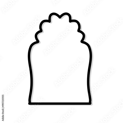 Mosque outline icon