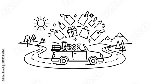 Summer Road Trip with Shopping Discounts and Gifts
