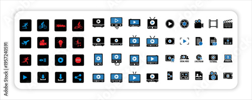 Mega set of vector solid icons. Contains such icon collection as marketing, business process,
commerce, learning, shopping, industry, Stock,Video,Templates
customer service, branding, analytics, Duoto
