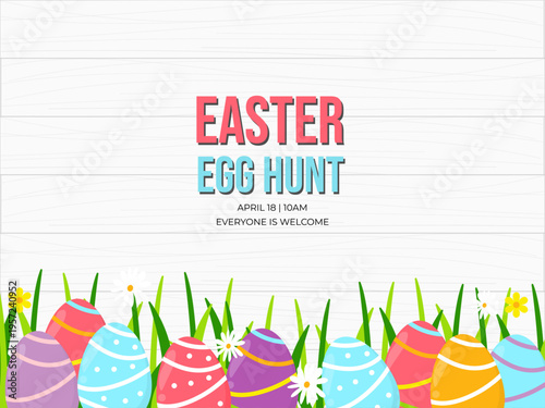  template for an Easter egg hunt event.