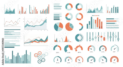 Collection of Various Business Graphs and Charts 1.