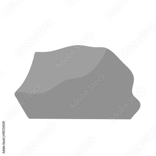 Rock shape flat icon