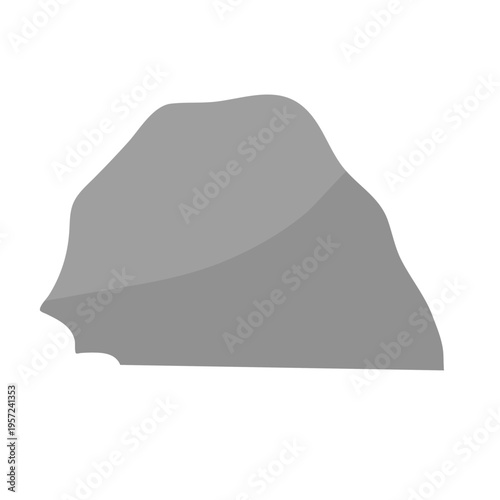 Rock shape flat icon