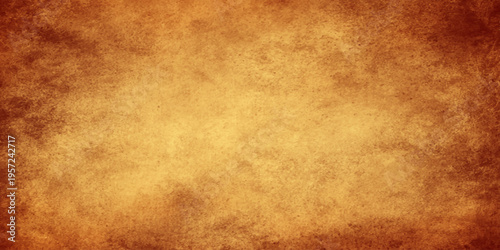 A blank beige vintage parchment with a stained brown grunge texture and aged antique paper pattern creates a dirty retro art material backdrop for an ancient document design