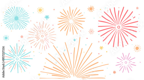 A clean, minimalist background with radiating lines in soft pastel colors. Perfect for digital interfaces, website design, or conveying a sense of ene