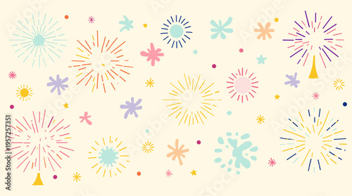 A clean, minimalist background featuring scattered lines and geometric shapes. Ideal for conveying dynamic energy, creative concepts, or a modern aest