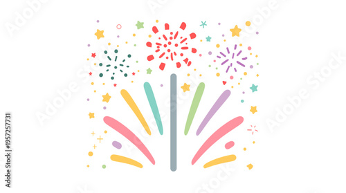 A joyful woman is happily working on her laptop, creating a positive and relatable scene. Ideal for illustrating remote work, digital lifestyle, or on