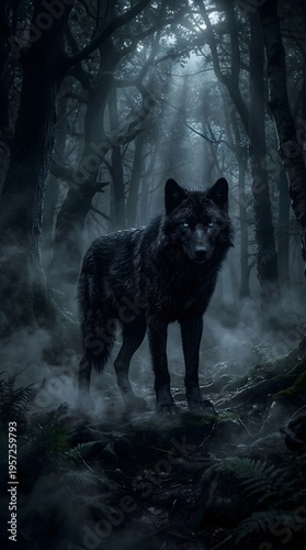 wolf in the forest