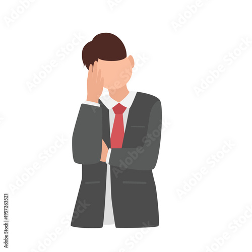 Deflation financial economy depression illustration