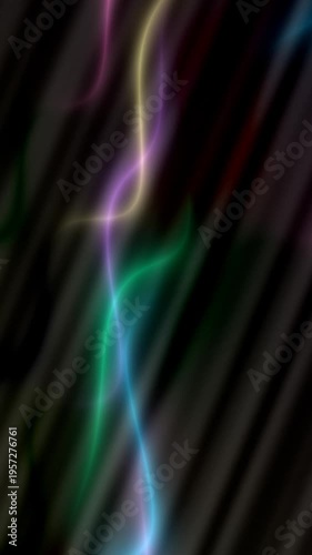Connecting Glowing Points Abstract Slow Motion Animation