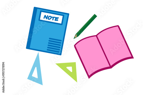 ノートと勉強道具