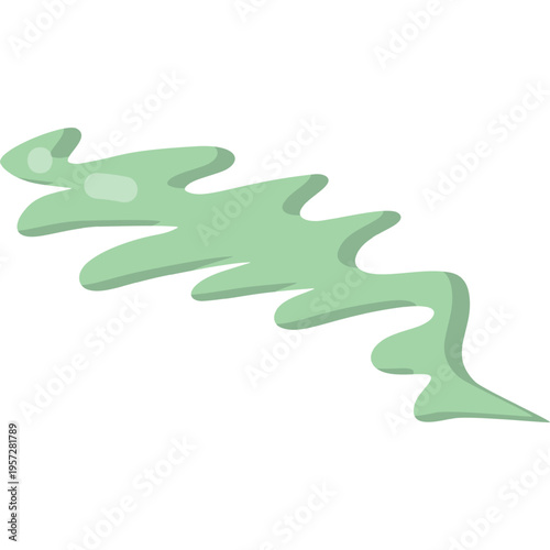 Smell vector. Bad green stink smoke icon. Steam cloud, fume odor effect, toxic gas symbol isolated on white background