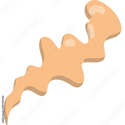 Smell icon. Vector dirty body, armpit, sweat vapor rotten food or bad smelly garbage cloud isolated on white background