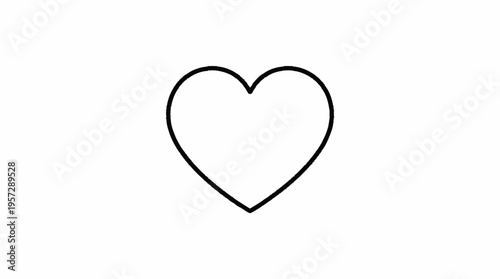 The heart symbol is drawn in a simple black line illustration.