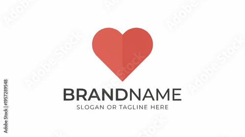 A heart shaped symbol represents love on a graphic design element