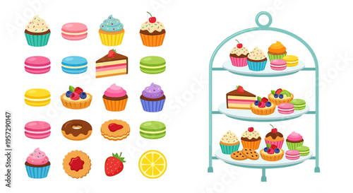 A collection of colorful cartoon dolphins leaping and playing in water