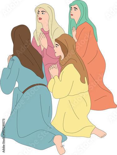 Ressurection of Jesus Christ Illustration
