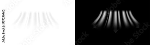 Realistic wind blow swirls Air, wind effect isolated on transparent background. White, blue blowing stream vector. Airflow overlay: fresh air, cooling or changing the air. Wind Wave Effect. 