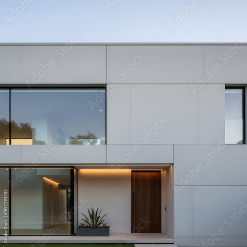 Modern house façade