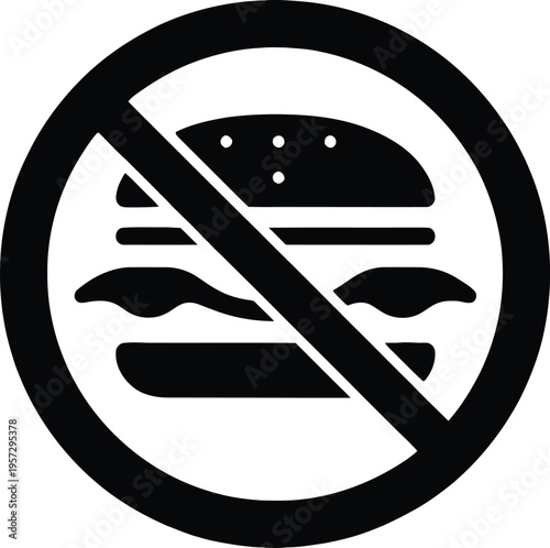 A forbidden smoking sign vector illustration featuring a cartoon fish emoticon with a fun smile and a prohibited symbol design