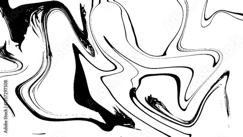 black and white  marble ,wood  pattern  background vector. twirl bend dimension swirl line illustration background and marble ink.