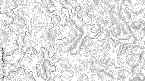Abstract design with Seamless pattern with lines Topographic map. geographic mountain relief. Retro topographic map. geographic contour map paper texture. terrain path isolated on background.