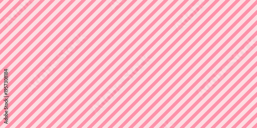 Candy color diagonal lines seamless pattern. Light pink stripes background. Abstract pastel swatch design template for fabric, textile, wrapping paper, banner, card. Vector eps10