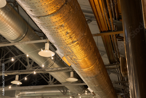 Cuadro en lienzo Closeup Of Duct System