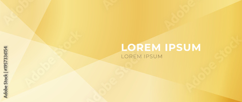 Abstract yellow white gradient background. Soft geometric shapes, smooth light transition. Warm pastel tones, subtle blur. Clean minimal backdrop for banner, modern digital design. Vector illustration