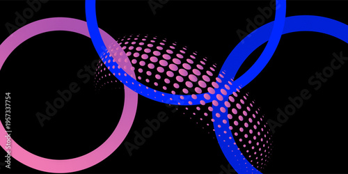 Minimal geometric background. Dynamic shapes composition. Eps 10.