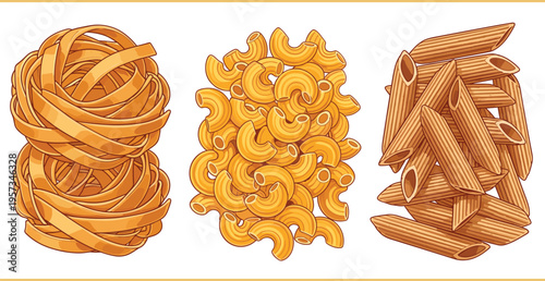 Mega collection of forty four musical instrument line icons including drum kit guitars trumpets harps and saxophones for music education and performance