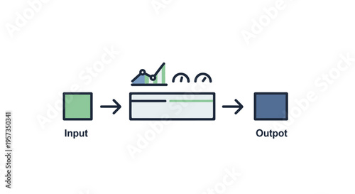 Data Processing Flow: Input to Output, Analytics, and Metrics