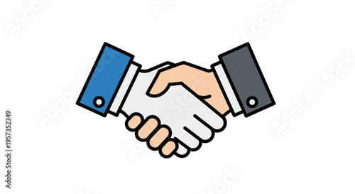 Business Partnership Handshake Icon