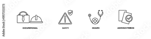 Six Sigma icon set with define, measure, analyze, improve, and control