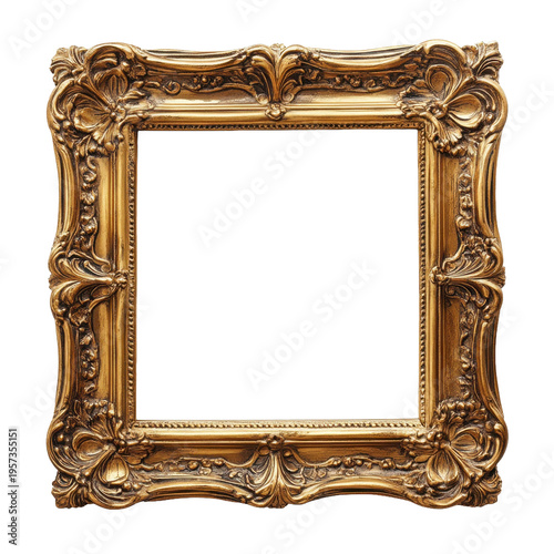 Ornate Gilded Decorative Square Picture Frame