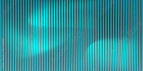 abstract background, vertical teal stripes, gradient blue and cyan glow, soft light highlights, smooth texture, modern minimal. Eps10 Glosy