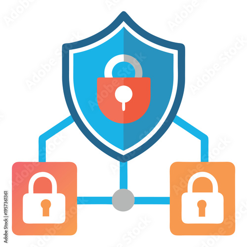 Secure payment icon. 