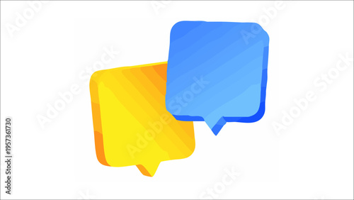 set of colorful vector stickers