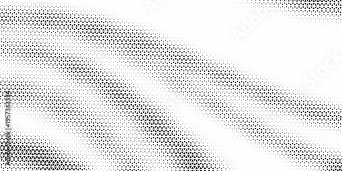 Triangular Halftone Texture Retro wave Vector Geometric Technology Abstract Background. Half Tone Triangles Retro Colored Pattern. Minimal 80s Style Dynamic Tech Structure Wallpaper