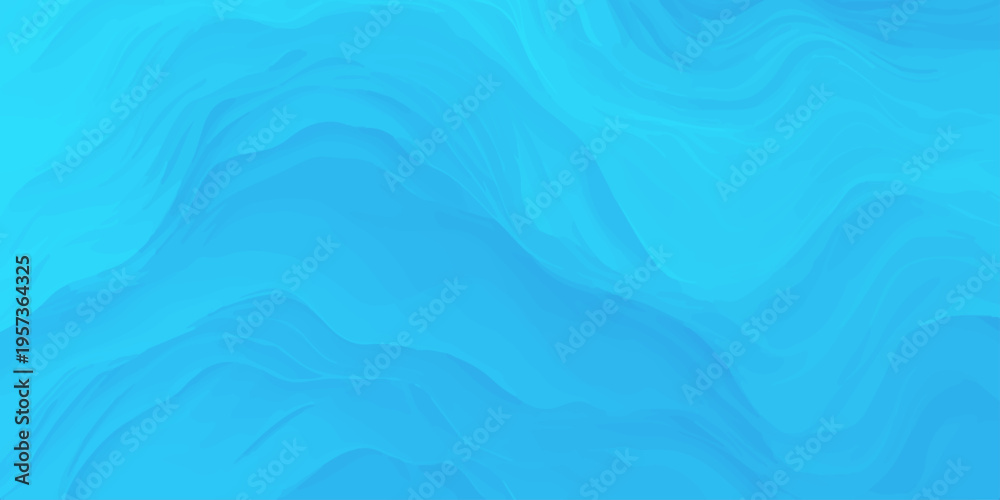 Fototapeta premium A soft blue abstract background featuring flowing liquid waves and smooth satin fabric textures in a gentle motion pattern