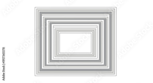 Concentric Square Geometric Pattern.