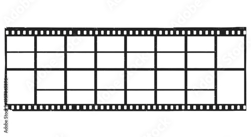 Film Reel Strip Closeup.